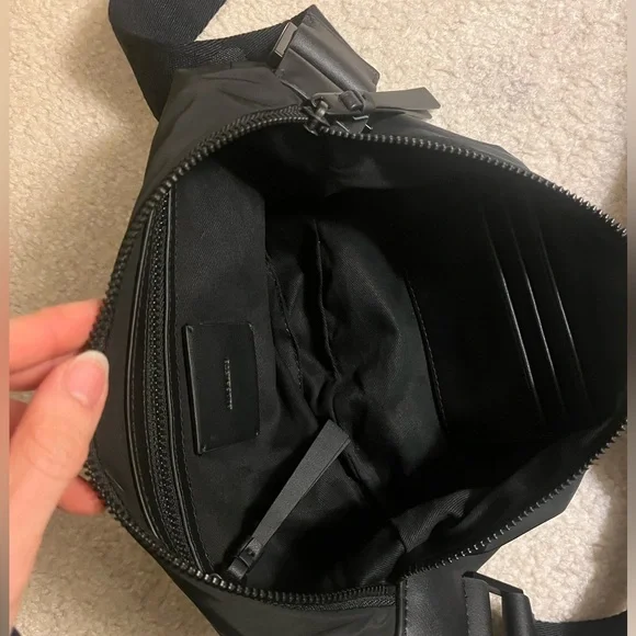 All Saints HALF MOON NYLON CROSSBODY BAG - Picture 7 of 8